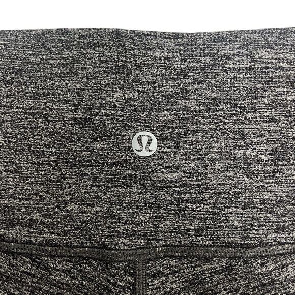 LULULEMON Wunder Under Hi-Rise Leggings 28" Heathered Black Yoga Tight Pant Sz 6 - Picture 7 of 8